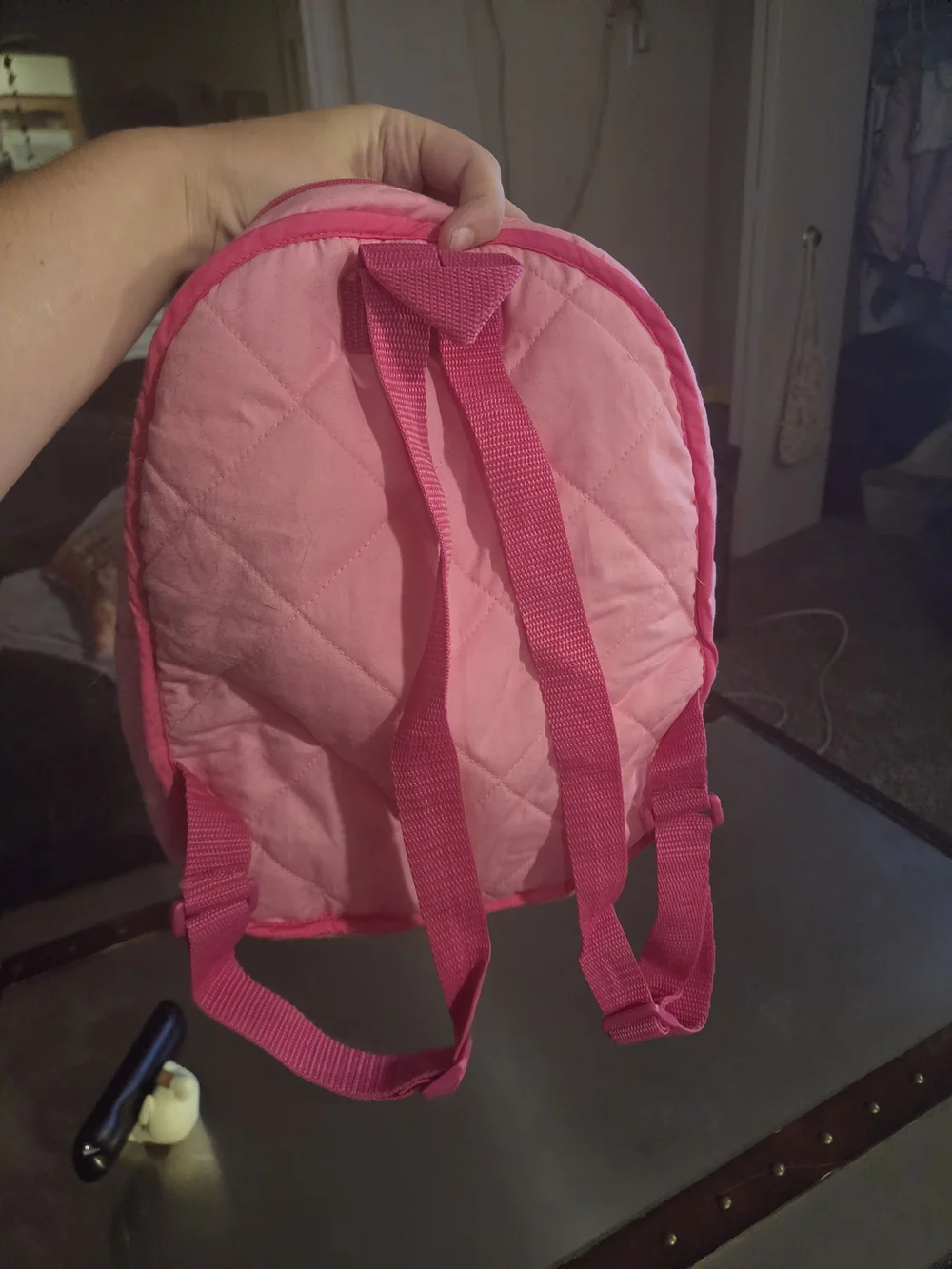 American Girl Pink Quilted Kids Backpack